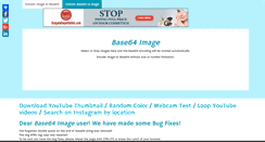Desktop Screenshot of base64image.org